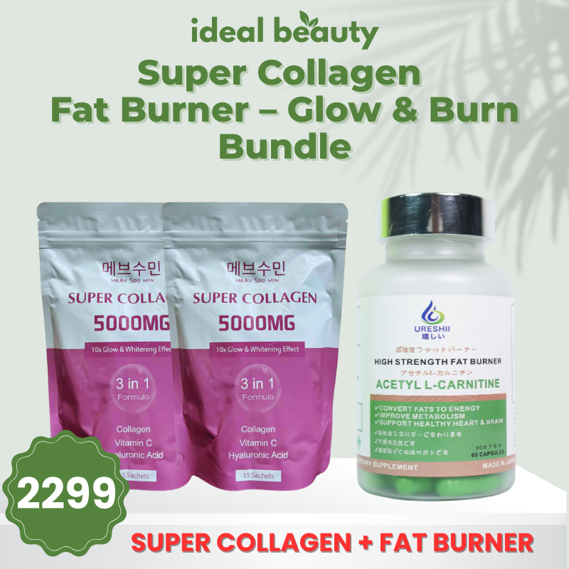 Super Collagen + Fat Burner – Glow & Burn Bundle